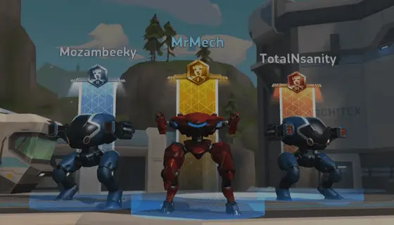 Mech Arena play character selection