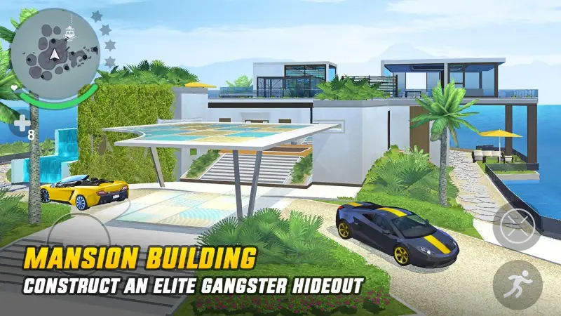 gangster hideout and mansion