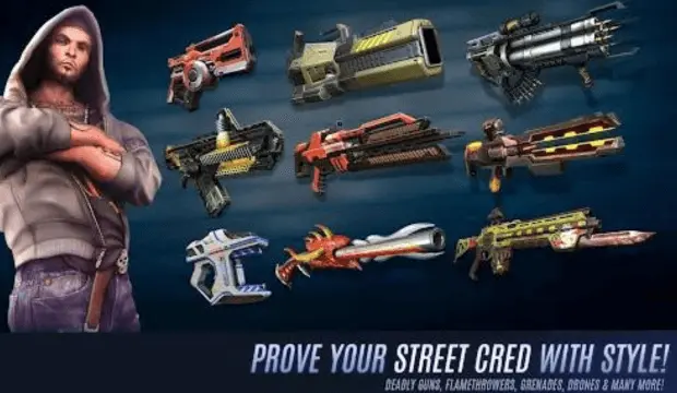 advance weapons in game